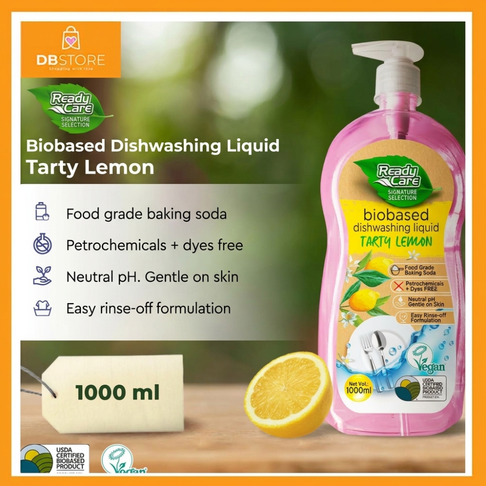 Readycare Signature Selection Bio-based Dish Wash Liquid Baking Soda 1000ml – Tarty Lemon