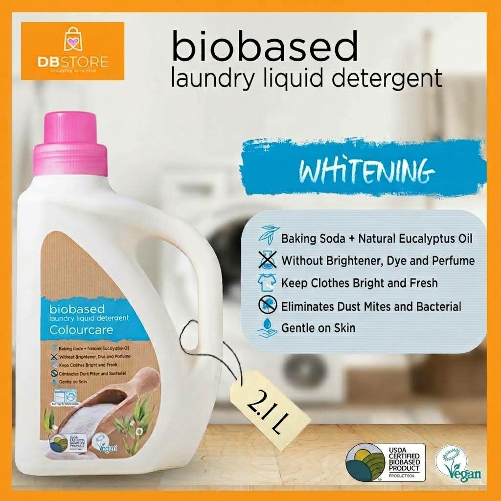 Readycare Signature Selection Bio-based Baking Soda Laundry Liquid Detergent – Whitening