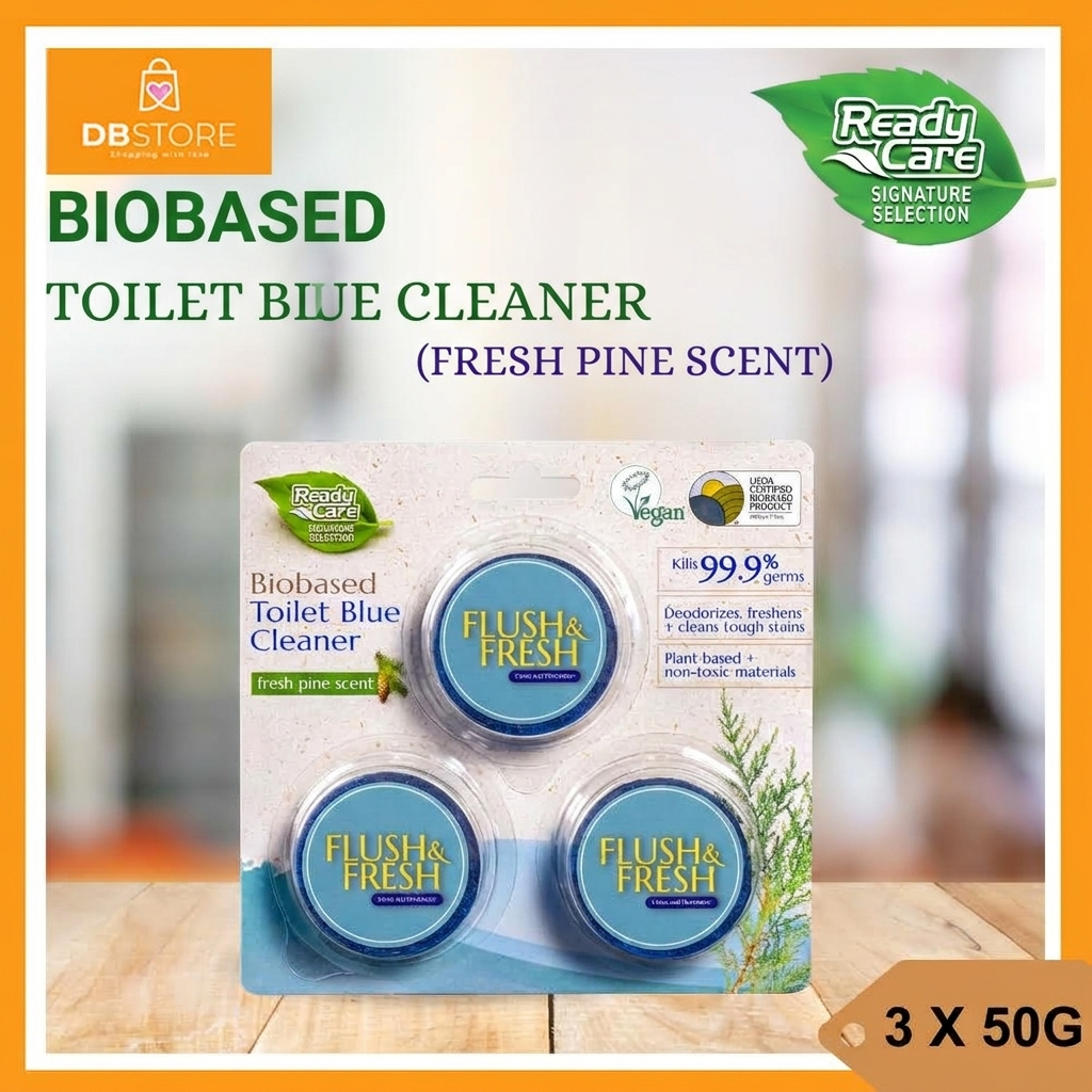 Readycare Signature Selection Bio-based Toilet Bowl Cleaner 3 x 50g Pine