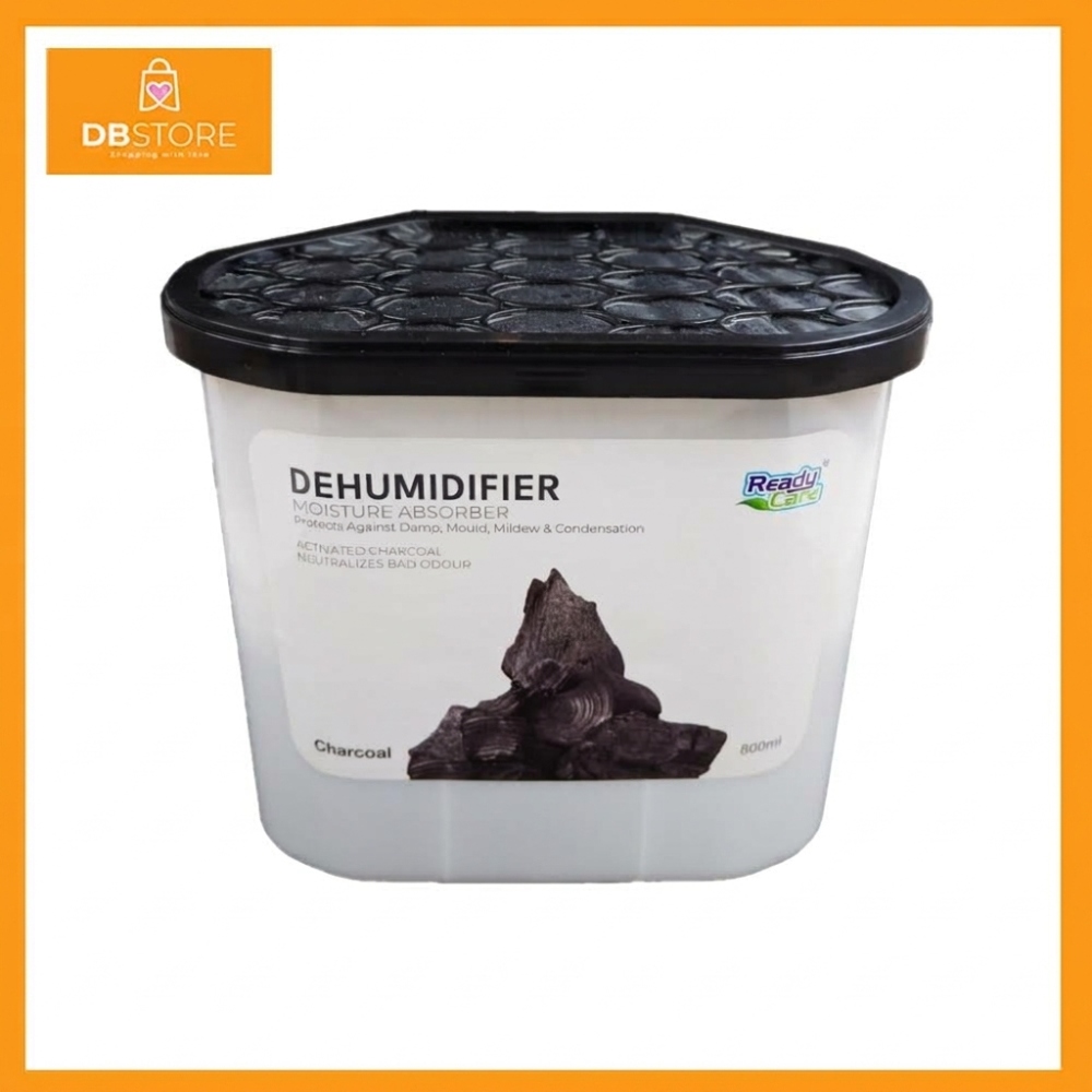 Readycare Moisture Absorber 800ml Dehumidifier - Charcoal